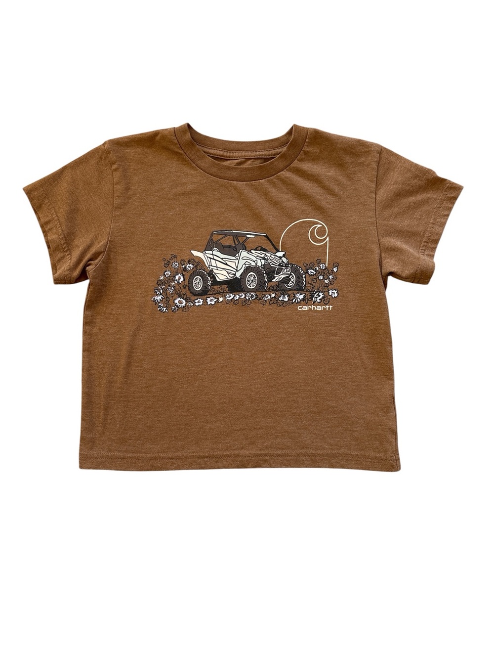 Carhartt Shirt Brown ATV Off Road Graphic Flowers Outdoors XS (7)
